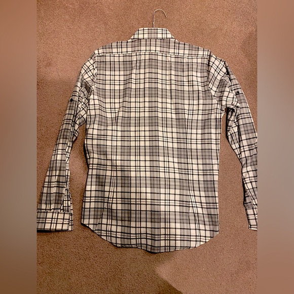 EXPRESS Men’s Grey White & Black Shirt - Size M - Picture 2 of 8